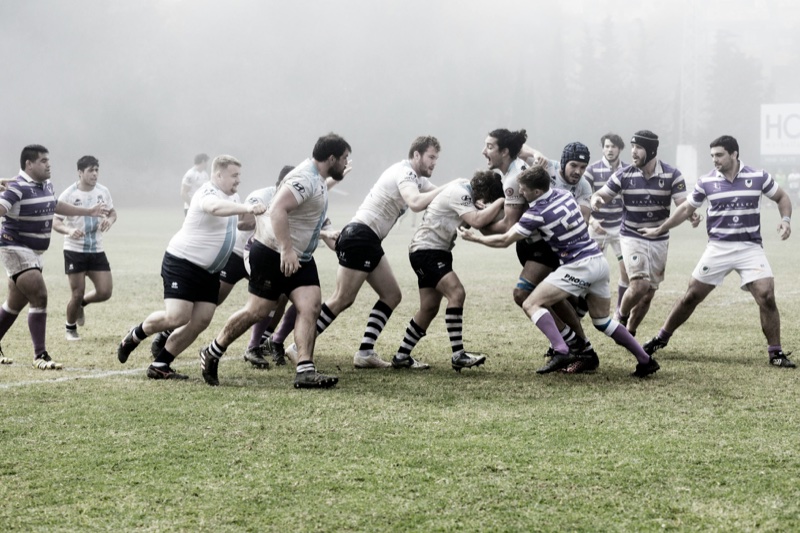 Rugby or football training session